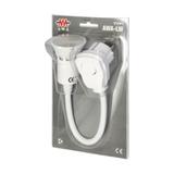 Lampka wtyczkowa z żarówką LED biała AWA-LW/BI ORNO