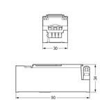 WINSTA IDC moduł odejściowy 3 x 2,5 mm2