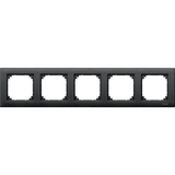 Merten, M-Plan, ramka pięciokrotna, antracytowy