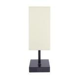 Lampka stołowa SANTI E14 WHITE/BLACK
