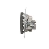 Simon 54 Gniazdo antenowe R-TV przelotowe tłumienie TV i R 10 dB antracyt