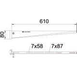 AS 15/61, WSPORNIK WIESZAKOWY 610MM FT