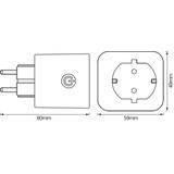 Gniazdko SMART+ WIFI PLUG