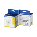 CZUJNIK RUCHU CR-4 LED,  MIN. 40W, MAX. 500W, AC220-240V, 50/60HZ, KĄT DZIAŁANIA 160*, ZASIĘG 12M ±