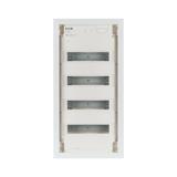 KLV-48UPS-F Rozdzielnica modułowa podtynkowa płaska 4x12 kl.II IP30 zawiera listwy N/PE 178820 EATON