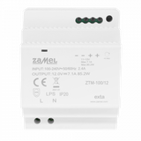 ZASILACZ IMPULSOWY MONTOWANY NA SZYNIE TH-35 (DIN) , 100W, 12V DC TYP: ZTM-100/12