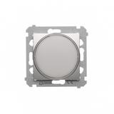 Simon 54 Sygnalizator świetlny LED – światło białe 230V srebrny mat