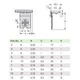 picoMAX płytka uchwytowa z suwakiem raster 3,5mm 3-4 bieg.