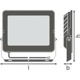 Naświetlacz LED FLOOD COMPACT V 135W 865 SYM 100 BK 4058075575141 LEDVANCE