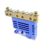 Z-2101 ,  Zacisk ochronny, otwory: 2x16 mm2, 4x4 mm2 , niebieski