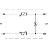 Ogranicznik przepięć, wtyk ochronny DEHNrapid LSA