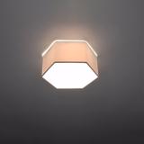 Lampa plafon sześciokątny biały SUNDE 13 SOLLUX