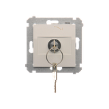 SIMON 54 WMDL-0K01Px-011 Łącznik na kluczyk chwilowy – przycisk (moduł) 2 pozycyjny „0-I” styk N/O,