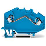 topJob złączka 2-przewodowa 4 mm2 niebieska