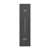 LIVING NOW 'MY HOME' - KLAWISZ Z SYMBOLEM  ON/OFF  - 1 MODUŁ - CZERŃ, Bticino