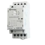 Stycznik modułowy 4 Z; 25A; 24V AC/DC; AUTO-ON-OFF + mech. wskaźnik zadziałania + LED, 22.34.0.024.4