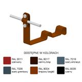 Uchwyt dach.prof. WZÓR 11  Z-śruba, H=10 cm /LA/