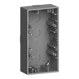 Adapter natynkowy 2-krotny, Merten, D-Life, antracytowy