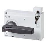 NZM4-XDKL Rękojeść obrotowa NZM4 czarno-szara z zamkiem i kluczykiem 172539 EATON