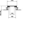 tehalit.BK Kanał współpoziomy boczna folia ochronna BKF 200x(105-150)mm stal BKF200105 HAGER