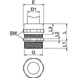 DŁAWIKI Z DŁUGIM GWIN.M32X1,5 MS