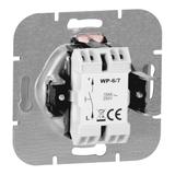Przycisk dzwonek podtynkowy Onyx, 10A, 250V, WP-6/7O, biały OR-OE-7504/W ORNO