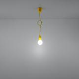 Sollux Lampa wisząca DIEGO 1 żółta SL.0578