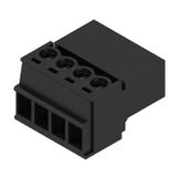 SCZ 3.81/04/180G SN BK BX Wtyk PCB (złącze wiązki), 3.81 mm, Liczba biegunów: 4, Przyłącze z jarzmem /50szt./ 1970030000 WEIDMÜLLER