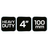 Ścisk sprężynowy heavy duty 4"/100