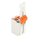 Gniazdo picoMAX raster 3,5mm 2‑biegunowe z płytką uchwytową i suwakiem 2091‑1102/002‑000 /100szt./ WAGO