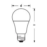 Lampa LED SMART+ BT A60 RGBW 10W 230VFR E27