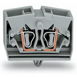 Złączka 4‑przewodowa 2,5mm2 szara ze stopką montażową 264‑341 /100szt./ WAGO