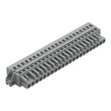 MCS-MIDI Classic gniazdo 22-bieg. szare raster 5 mm /10szt./ WAGO