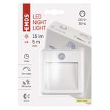 Lampka nocna LED do gniazdka 230 V z czujnikiem P3319 EMOS