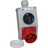 ZESTAW ODBIORCZY IP44 L-O-P,32 A,3P+PE,DŁAWNICA M32