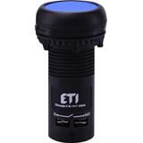 Przycisk kompaktowy z guzikiem krytym, 1NO+1NC, niebieski ECF-11-B 004771474 ETI