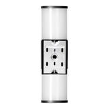 DALIA oprawa ogrodowa z czujnikiem PIR, 2xE27, max. 2x15W, IP54, czarna AD-OP-6567BE27SMR ORNO