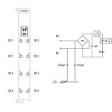 moduł 4DI 42V AC/DC