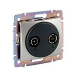 VALENA GNIAZDO TV-RD TYPU GWIAZDA ALUMINIUM, Legrand