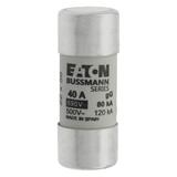 CYLINDRICAL FUSE 22 x 58 40A GG 690V AC Wkładka cylindryczna 22 x 58mm 40A GG 690V AC C22G40 EATON