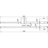 Wskaźnik napięcia stałego PHE/G II, dwubiegunowy, Un 1...12 kV