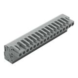 MCS-MIDI Classic gniazdo kątowe 17-bieg. szare raster 5 mm /25szt./ WAGO