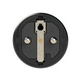 WTYCZKA PRZENOŚNA W PEŁNI GUMOWA UNI-SCHUKO 16A 2P+Z 230V IP54 CZARNA