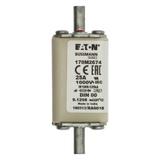 25A 1000V aR DIN 00 TYPE T FUSE Wkładka szybka 25A AC 1000V DIN 00 aR DIN IEC nieizolowane 170M2674