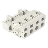 Wtyk MCS-MIDI Classic 4-biegunowy jasnoszary raster 7,5mm /50szt./ 723-604 WAGO