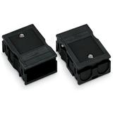 obudowa odciążająca przewody 3-torowa czarna