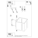 Sollux Kinkiet PIXAR szary SL.0396