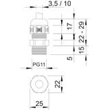 V-TEC/L, DŁAWIKI Z DŁ.GWINT.PG11 SR.SZ.