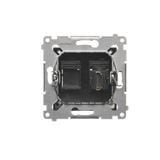 Simon 54 Gniazdo HDMI czarny DGHDMI.01/49 KONTAKT