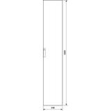 univers Drzwi prawe pełne IP54 1900x350mm FZ207D HAGER